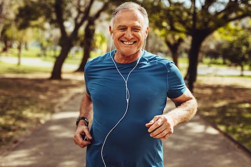 man running outside | dental crowns sunnyvale ca