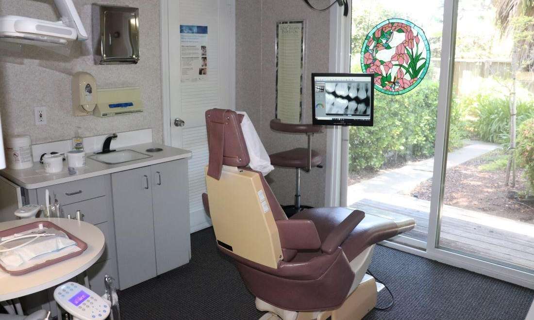 interior of dental exam room | sunnyvale ca cosmetic dentist